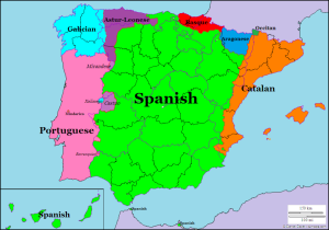 Spain Language Map