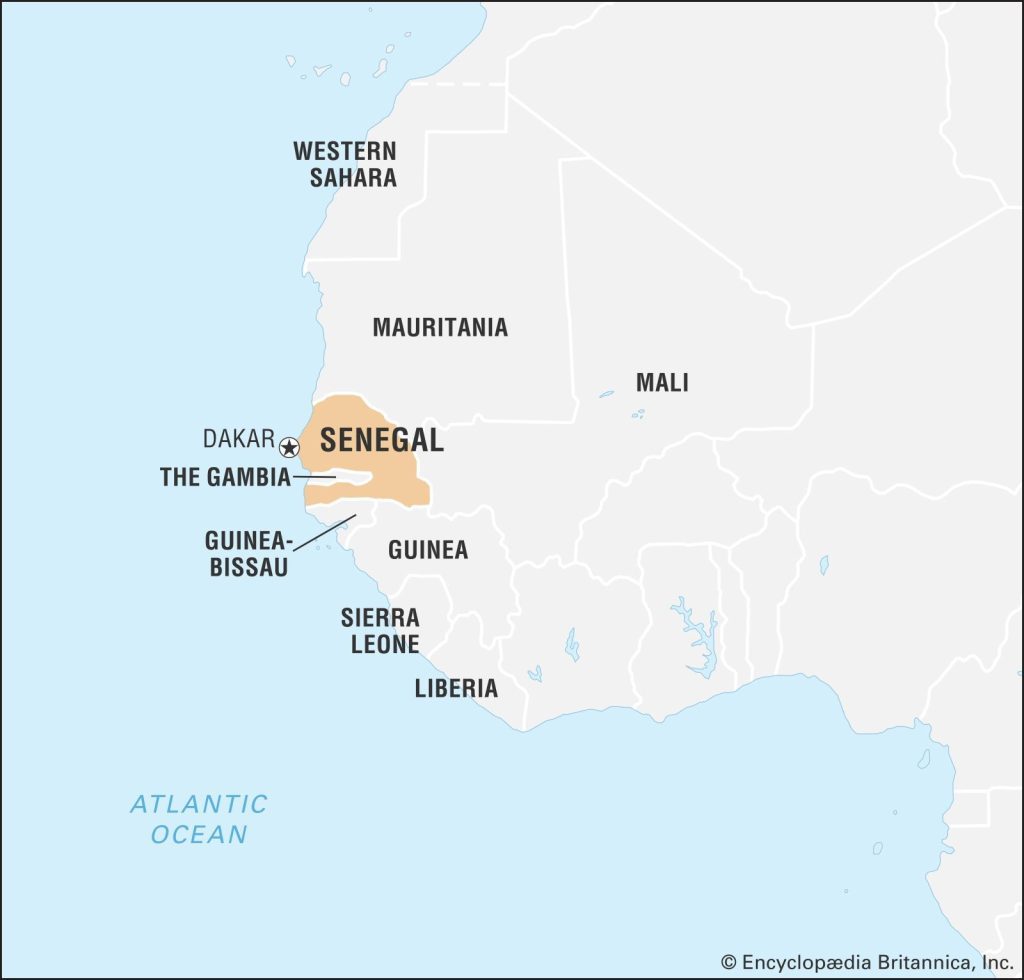Climate Map of Senegal