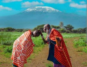 Way of communication among the Masai Community.
