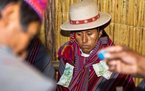 Peruvian Couple Receiving Ayahuasca