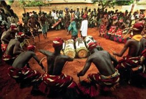 Storytelling in West Africa.