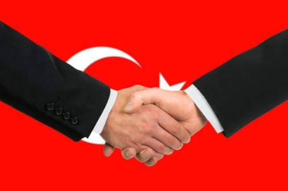 Turkish Greetings: shaking hands