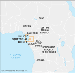 Equatorial Guinea Location Map