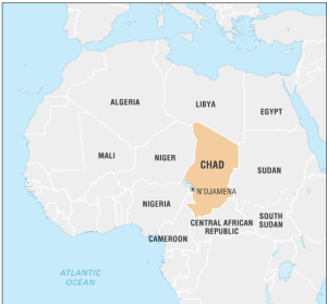 Population Map of Chad