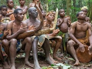 The Pygmy Community Playing Music