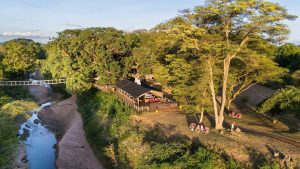 Ecotourism in the Maasai Mara.