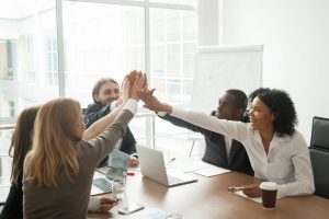 People Sitting in a meeting