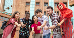 Young People Posing for a photo